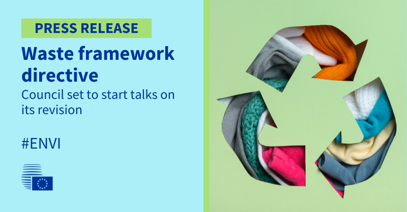 Рамкова директива за отпадъците: Съветът възнамерява да започне преговори за преразглеждането ѝ